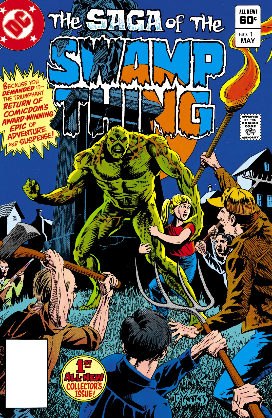 The Saga of the Swamp Thing #1 (DC, 1982 — Cover A) cover